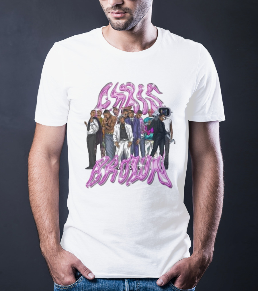 20 Years Of Chris Brown Celebrating Music Journey Icons T-Shirt