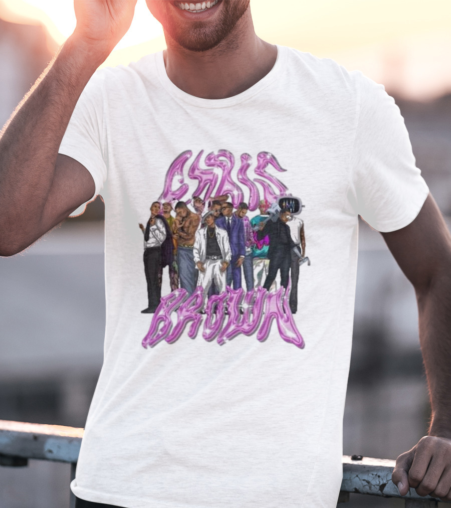 20 Years Of Chris Brown Celebrating Music Journey Icons T-Shirt