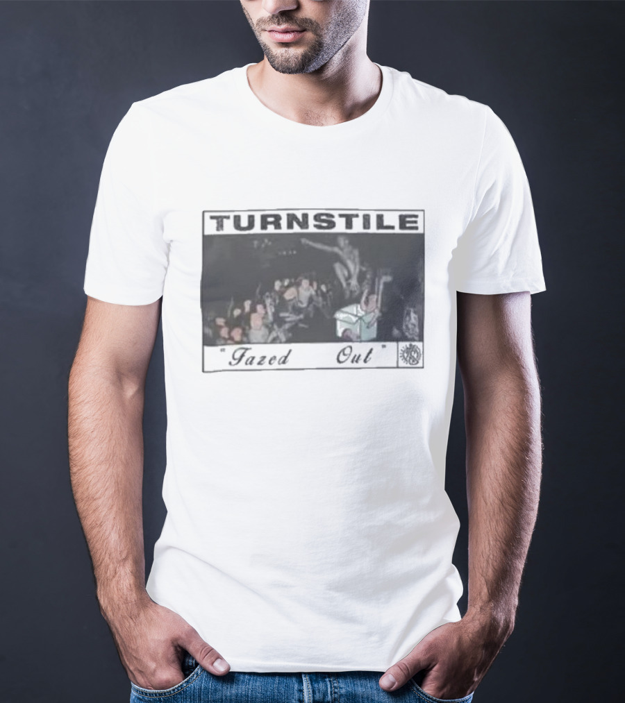 TURNSTILE Fazed Out American Hardcore Punk Band Live Performance Scene T-Shirt