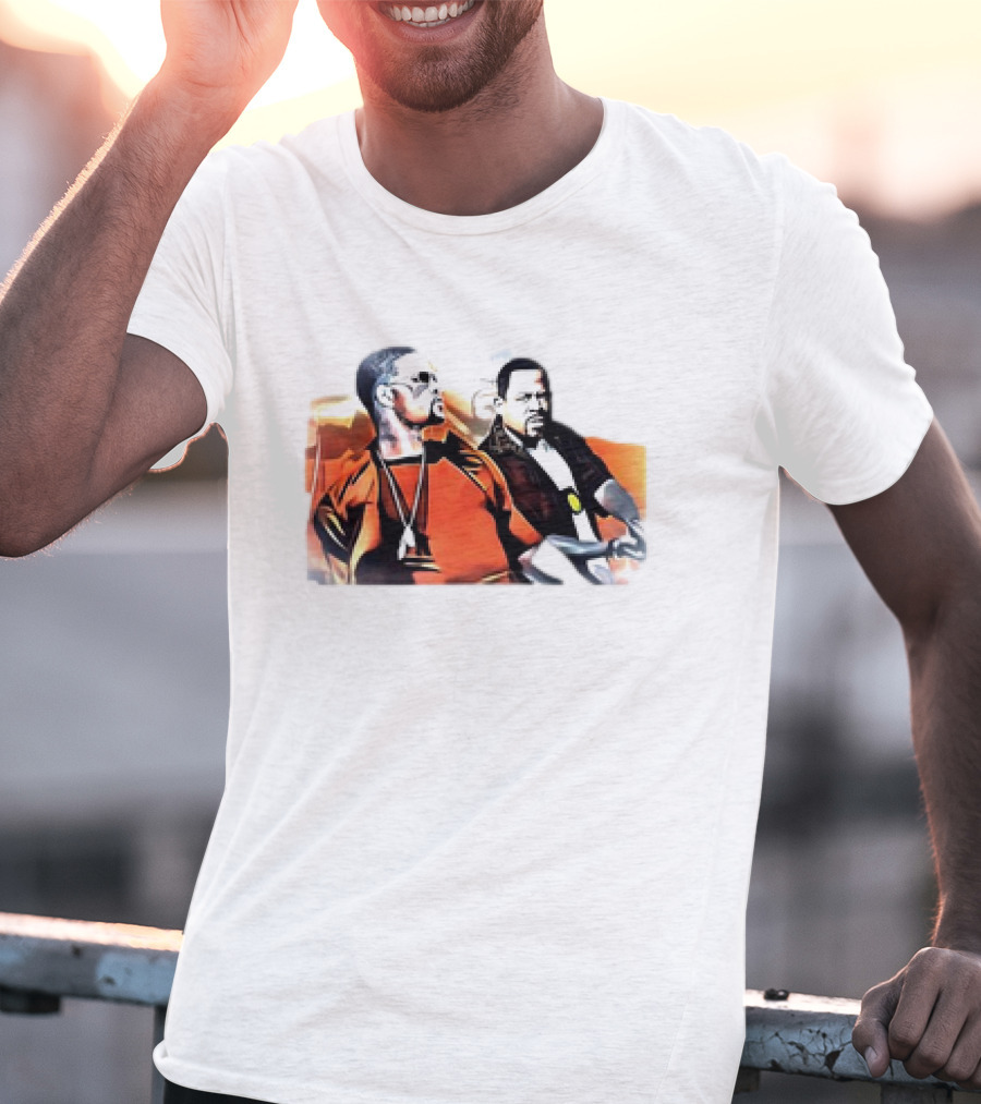 Bad Boys Will Smith Martin Lawrence Iconic Film Duo T-Shirt