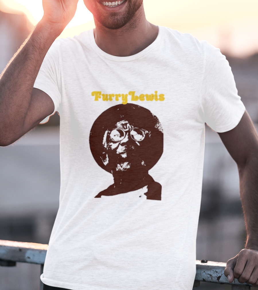 Furry Lewis Blues Old School Retro T-Shirt