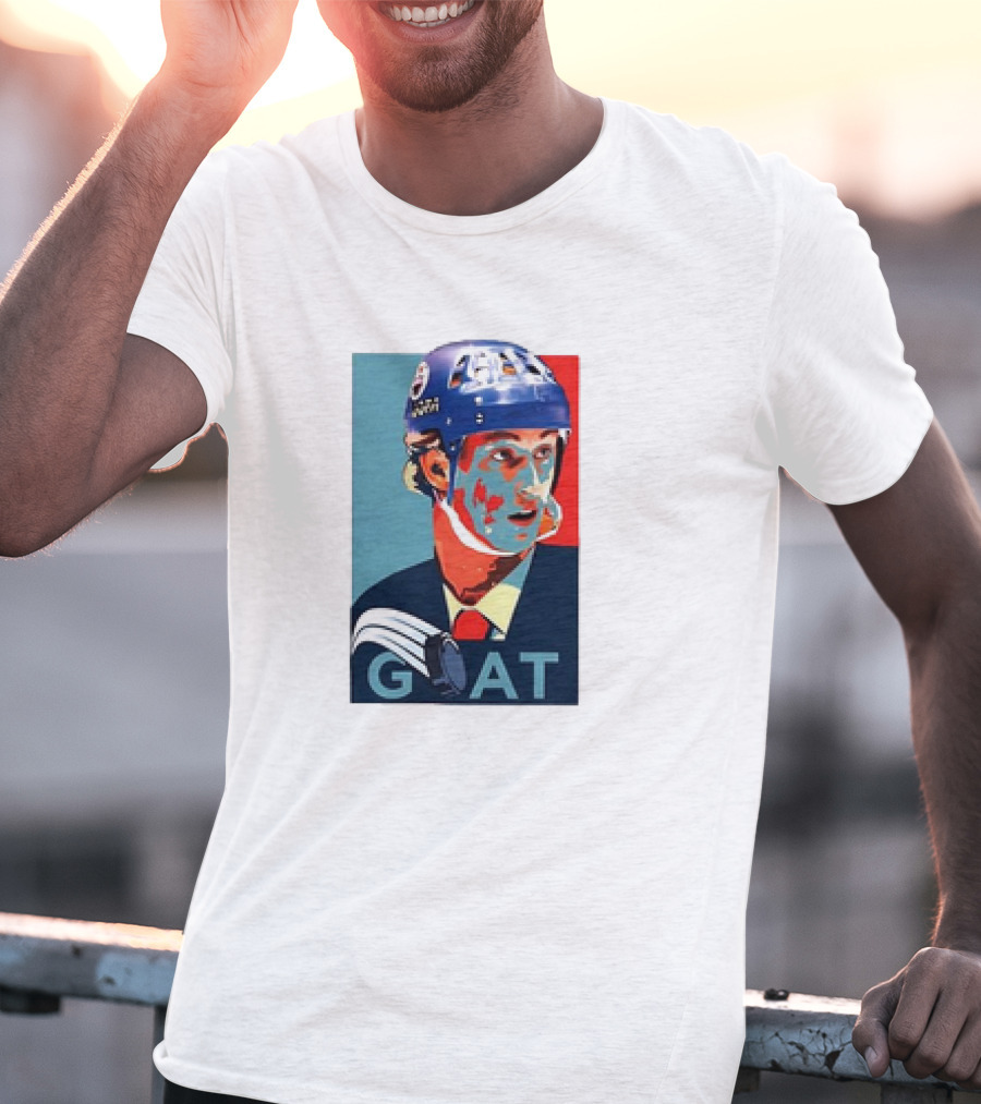 GOAT Gretzky HOPE Retro Hockey T-Shirt