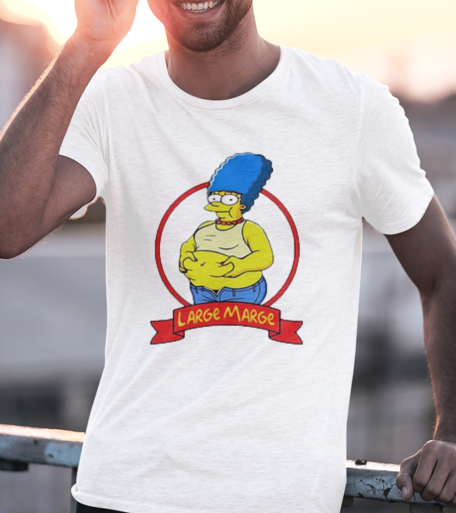 Large Marge Simpsons Cartoon Meme T-Shirt