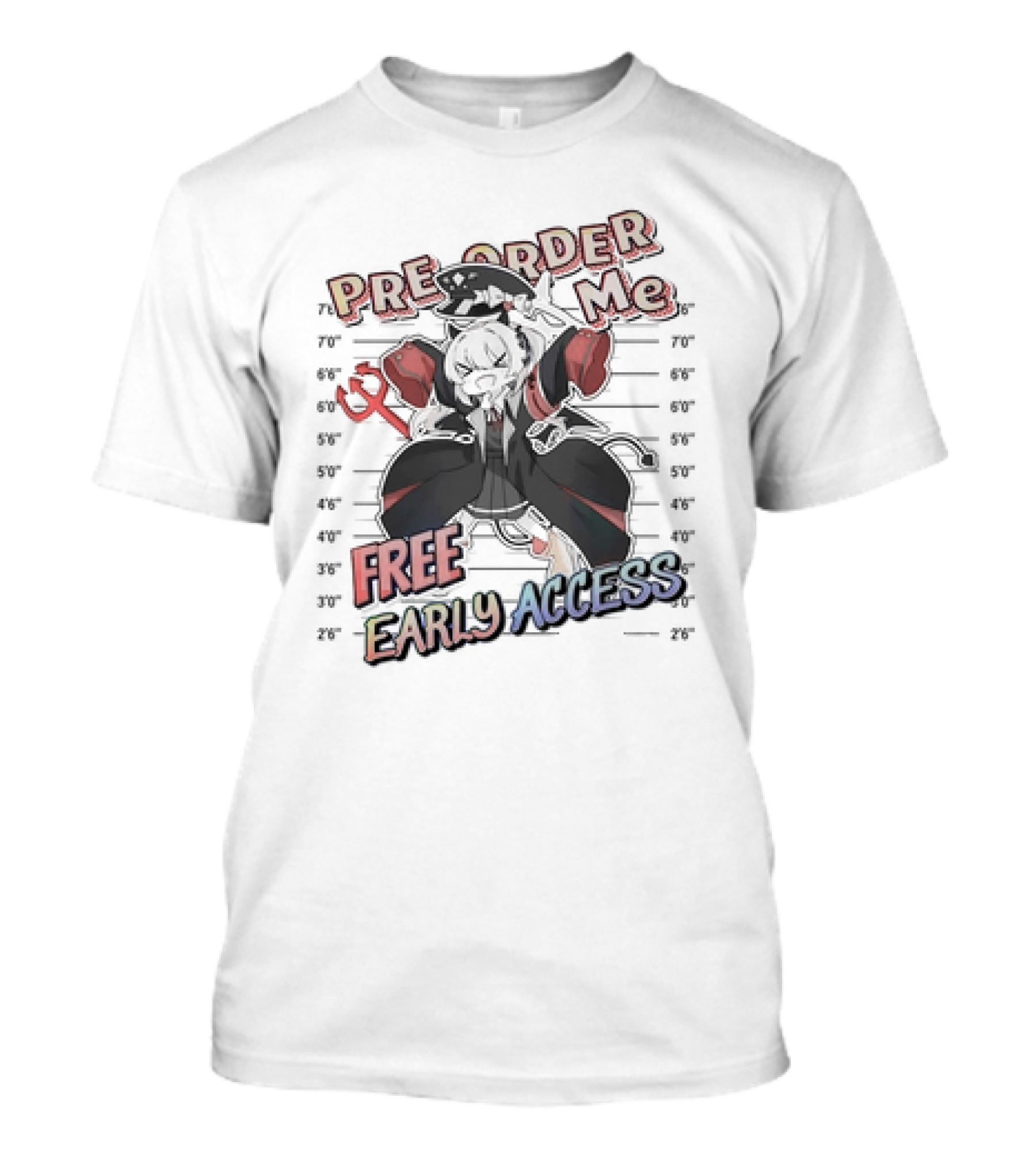 Pre Order Me Free Early Access Anime Character Lineup T-Shirt