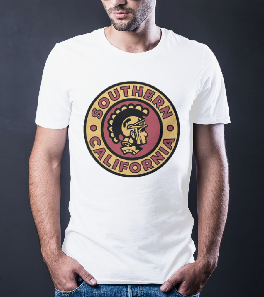 Southern California Trojan Warrior Circle Emblem T-Shirt