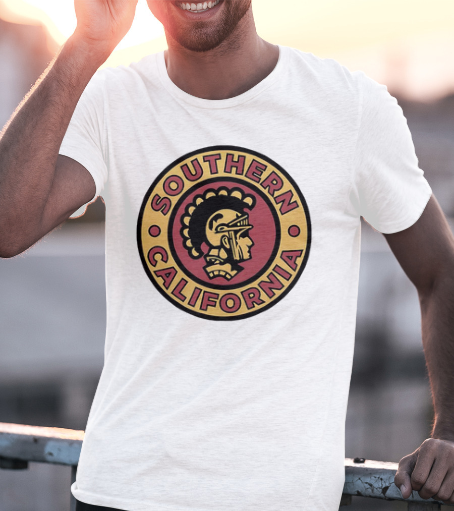 Southern California Trojan Warrior Circle Emblem T-Shirt