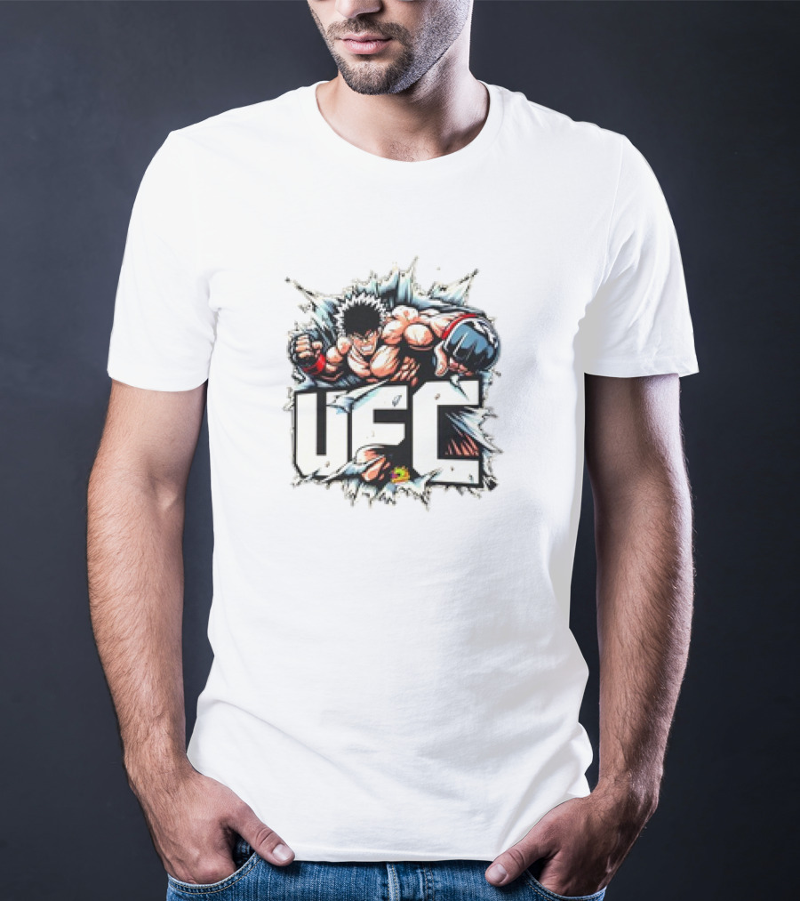 UFC Unleash Fierce Confidence Anime Power Punch For Gym Lovers T-Shirt