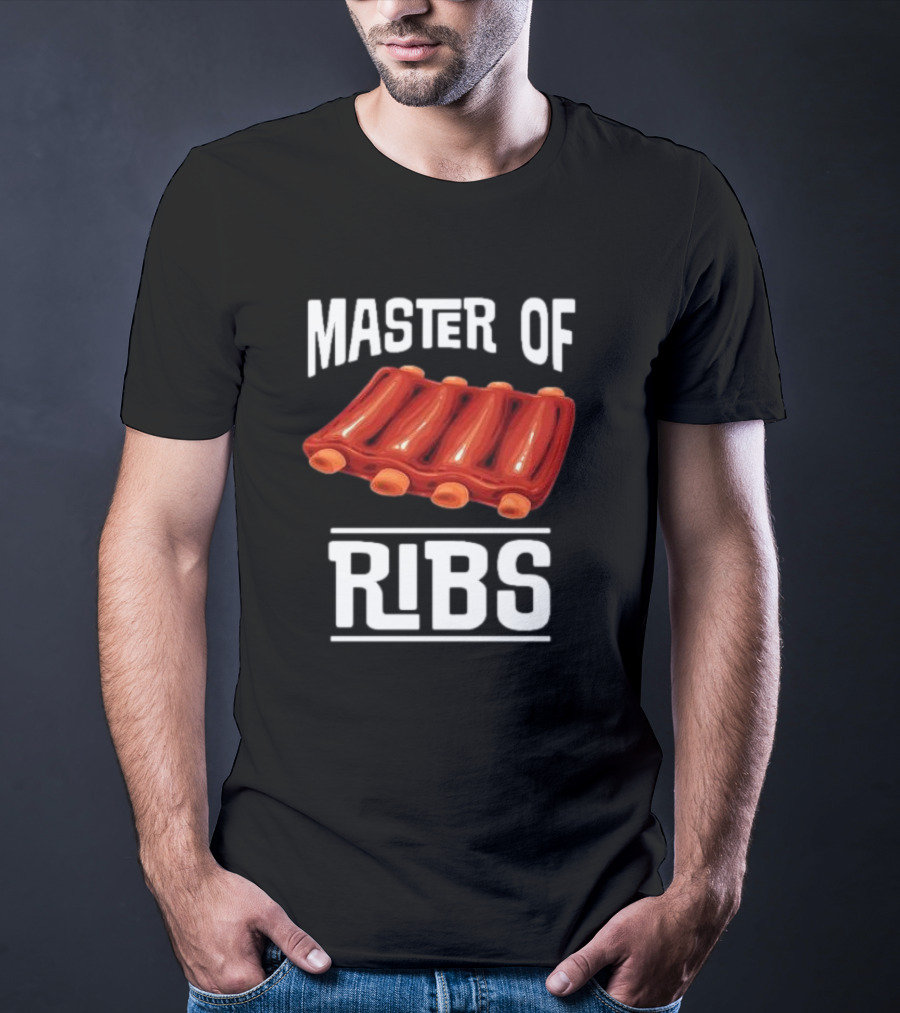 Master Of Ribs Barbecue Inktastic T-Shirt
