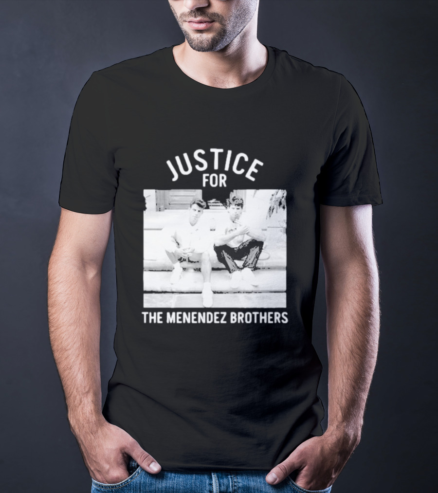 Justice For The Menendez Brothers Vintage Style Court Case Retro Appeal T-Shirt