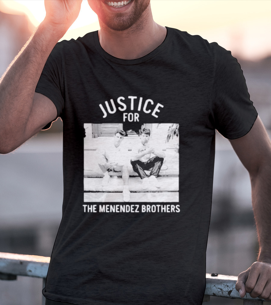 Justice For The Menendez Brothers Vintage Style Court Case Retro Appeal T-Shirt