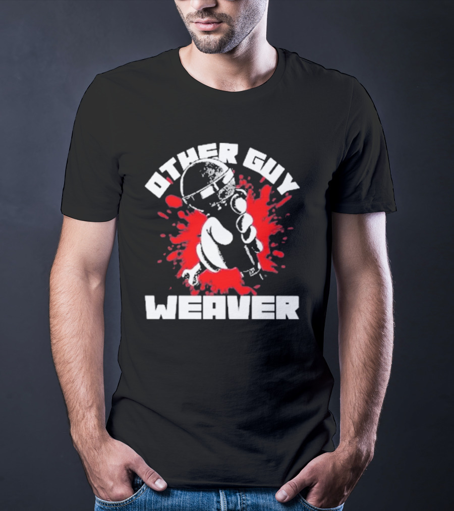 Other Guy Weaver Microphone In Hand Red Splash T-Shirt