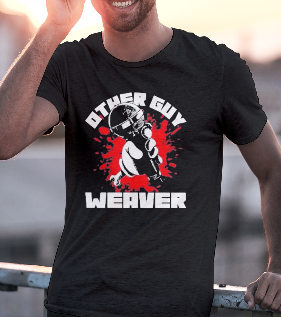 Other Guy Weaver Microphone In Hand Red Splash T-Shirt