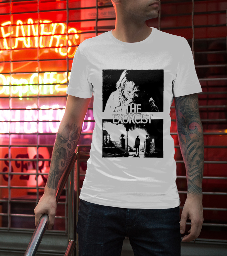 San Antonio Sharpist Horror Crossover The Exorcist T-Shirt