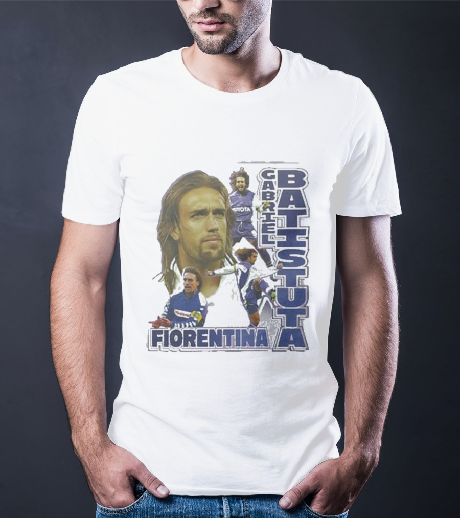 Gabriel Batistuta Fiorentina Football Legend T-Shirt
