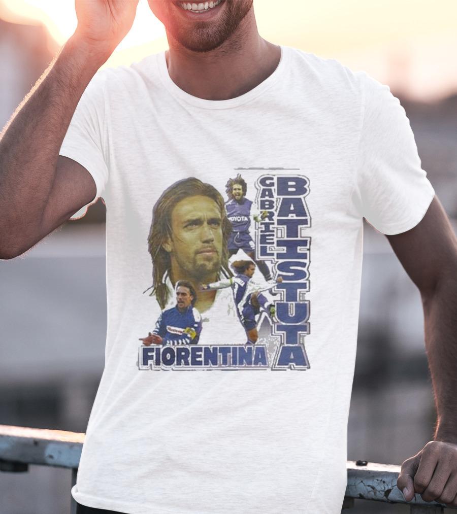 Gabriel Batistuta Fiorentina Football Legend T-Shirt