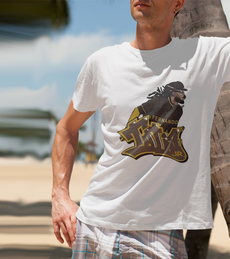 San Diego Padres Fernando Tatis Jr Player Graffiti T-Shirt