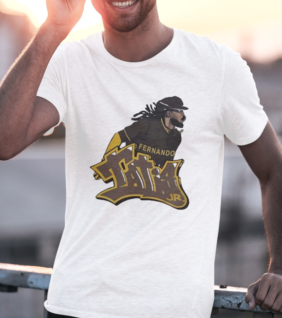 San Diego Padres Fernando Tatis Jr Player Graffiti T-Shirt