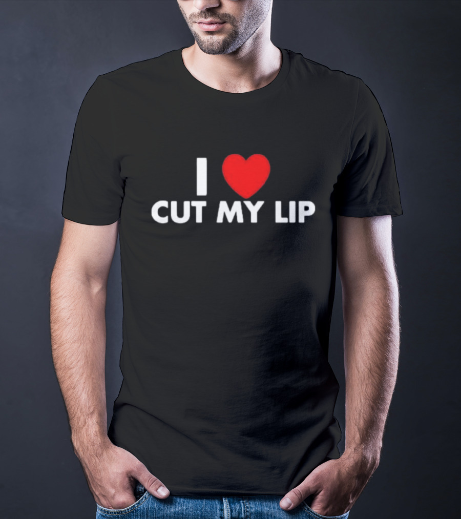 Egg Tyler Wearing I Love Cut My Lip I ♥ Cut My Lip T-Shirt