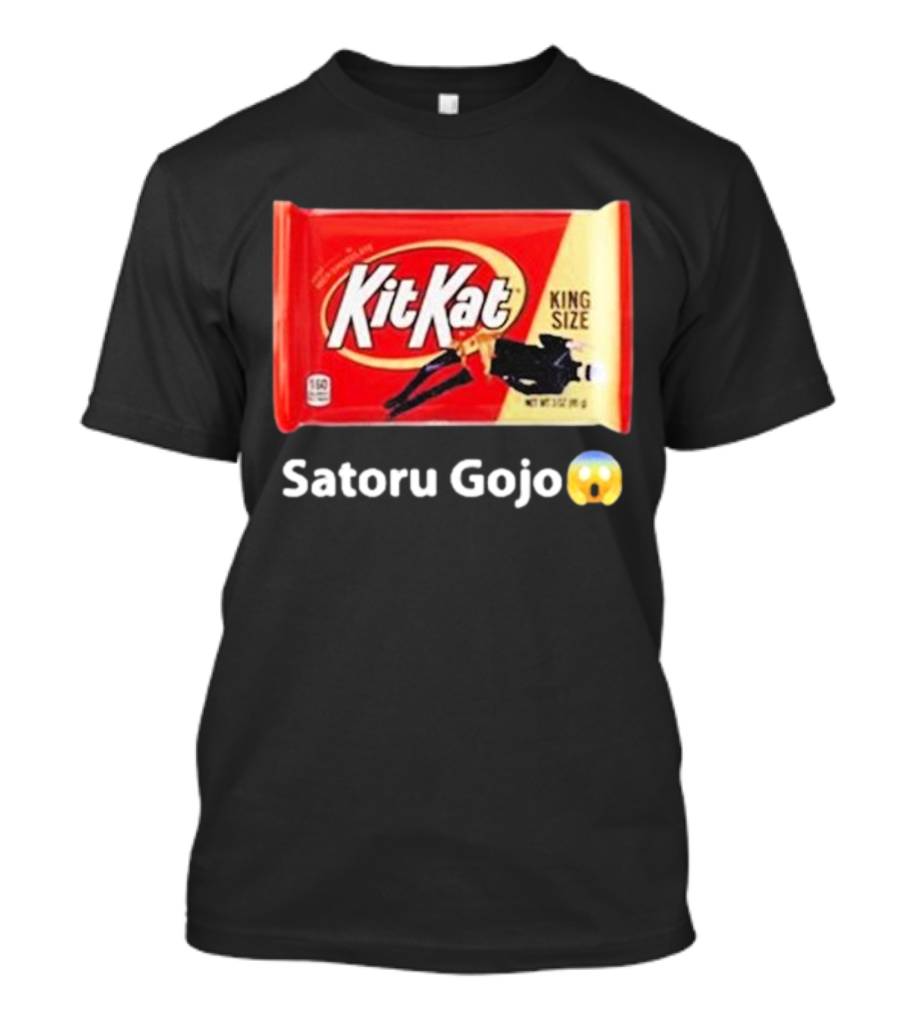 Satoru Gojo 😮 Kit Kat King Size T-Shirt