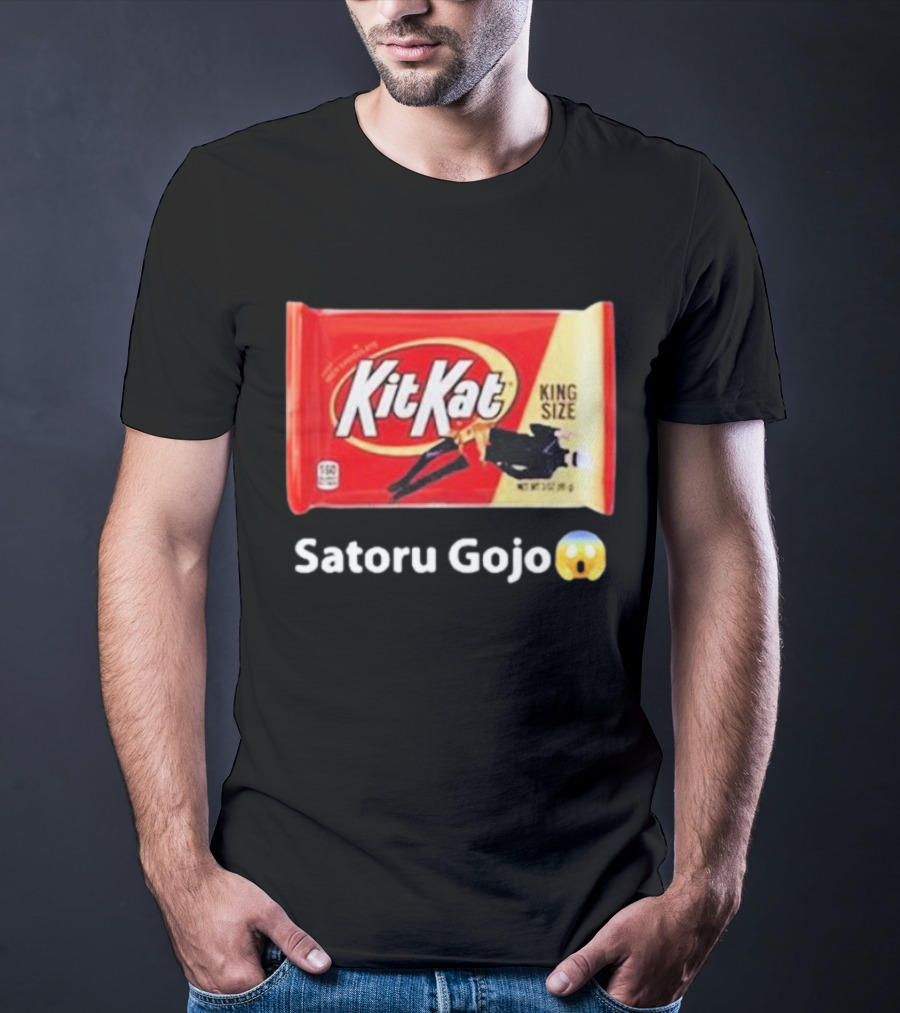 Satoru Gojo 😮 Kit Kat King Size T-Shirt