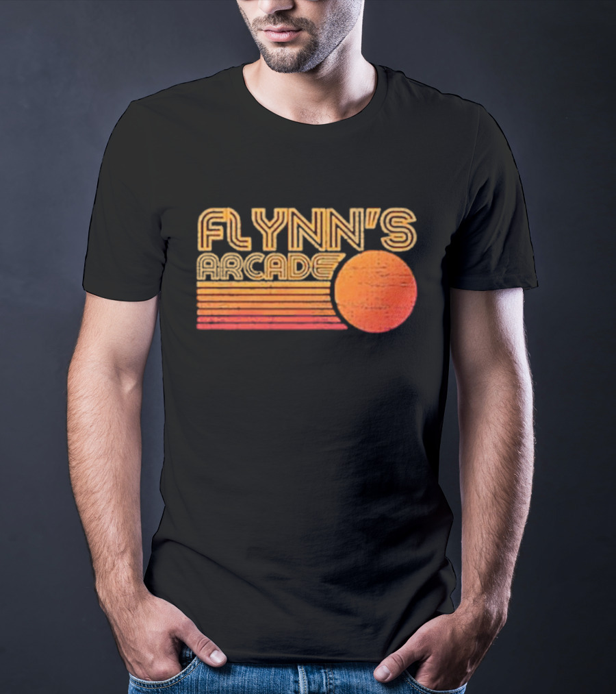 Flynn's Arcade Sunset Vintage T-Shirt