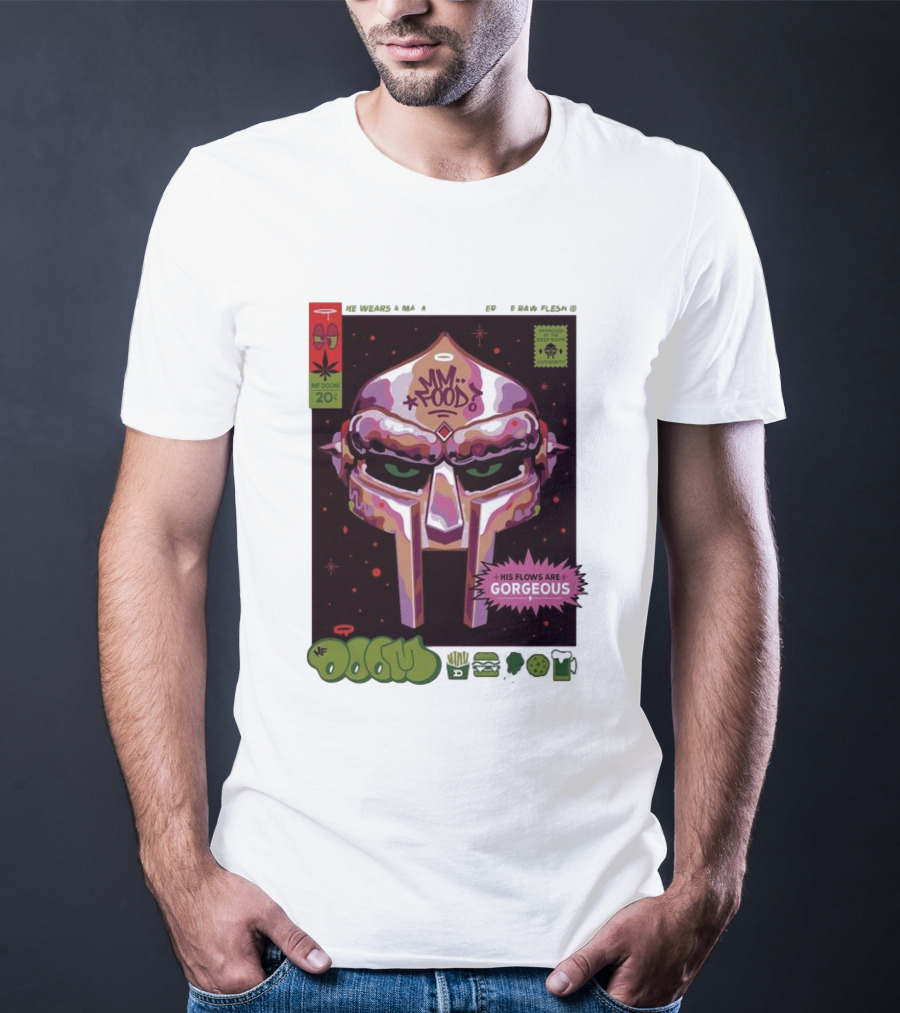 Mm..Food MF Doom Mask His Flows Are Gorgeous T-Shirt