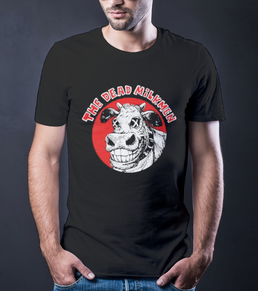 The Dead Milkmen Grinning Cow T-Shirt