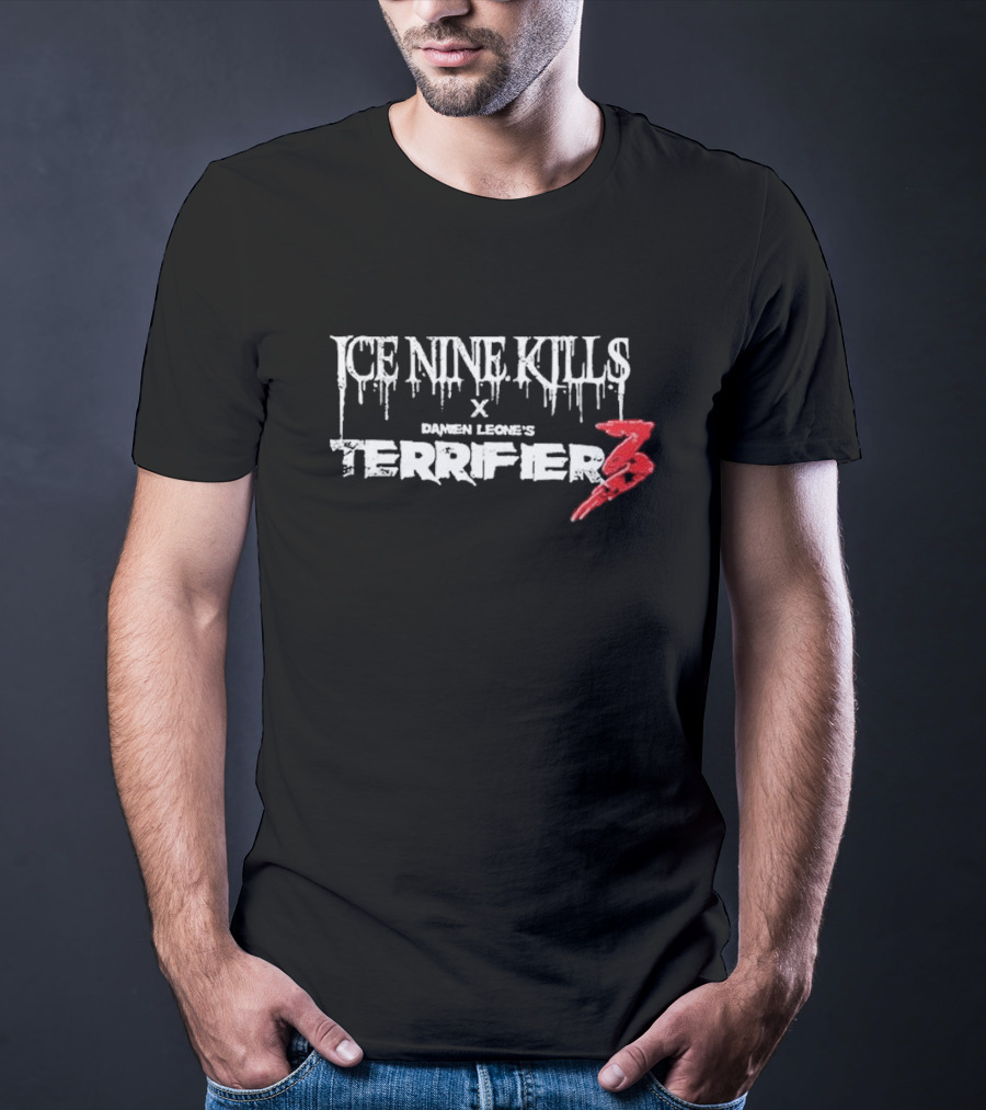 Ice Nine Kills X Damien Leone's Terrifier 3 Psychos Only Art Will Never T-Shirt