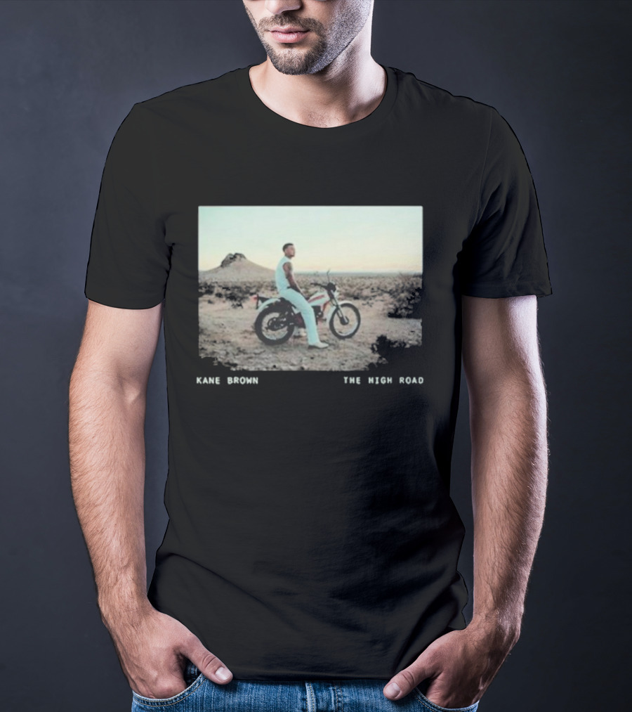 Kane Brown The High Road Desert Motorcycle Scene T-Shirt