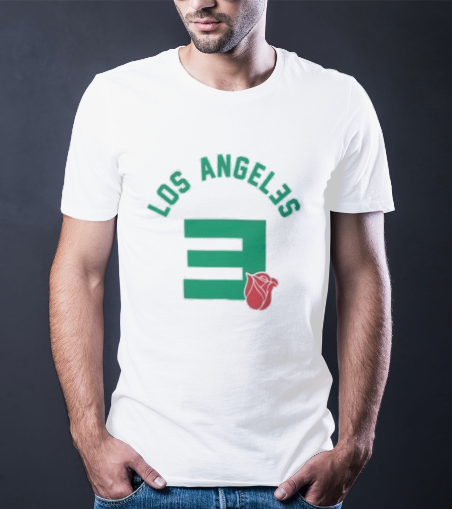 Los Angeles Eminem Rosebowl Logo Event T-Shirt