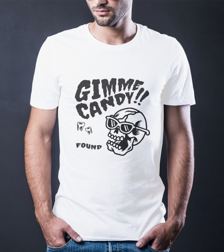 New Found Glory Gimme Candy Skull Found T-Shirt