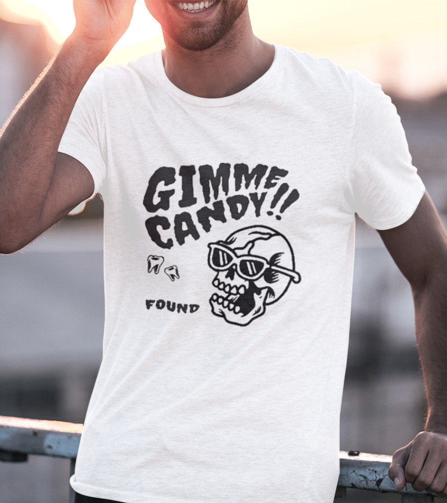 New Found Glory Gimme Candy Skull Found T-Shirt