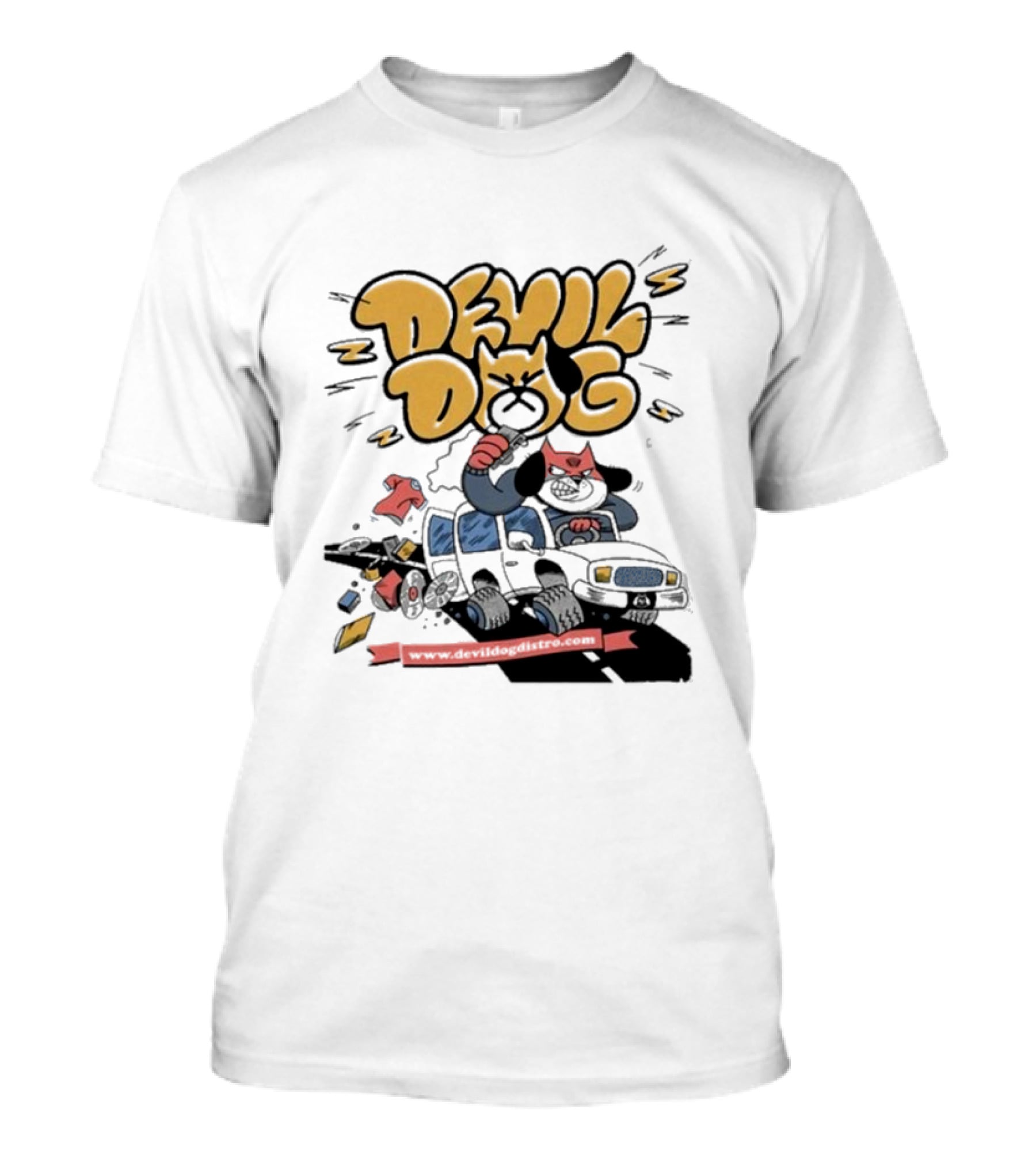 Devil Dog Www.devildogdistro.com T-Shirt