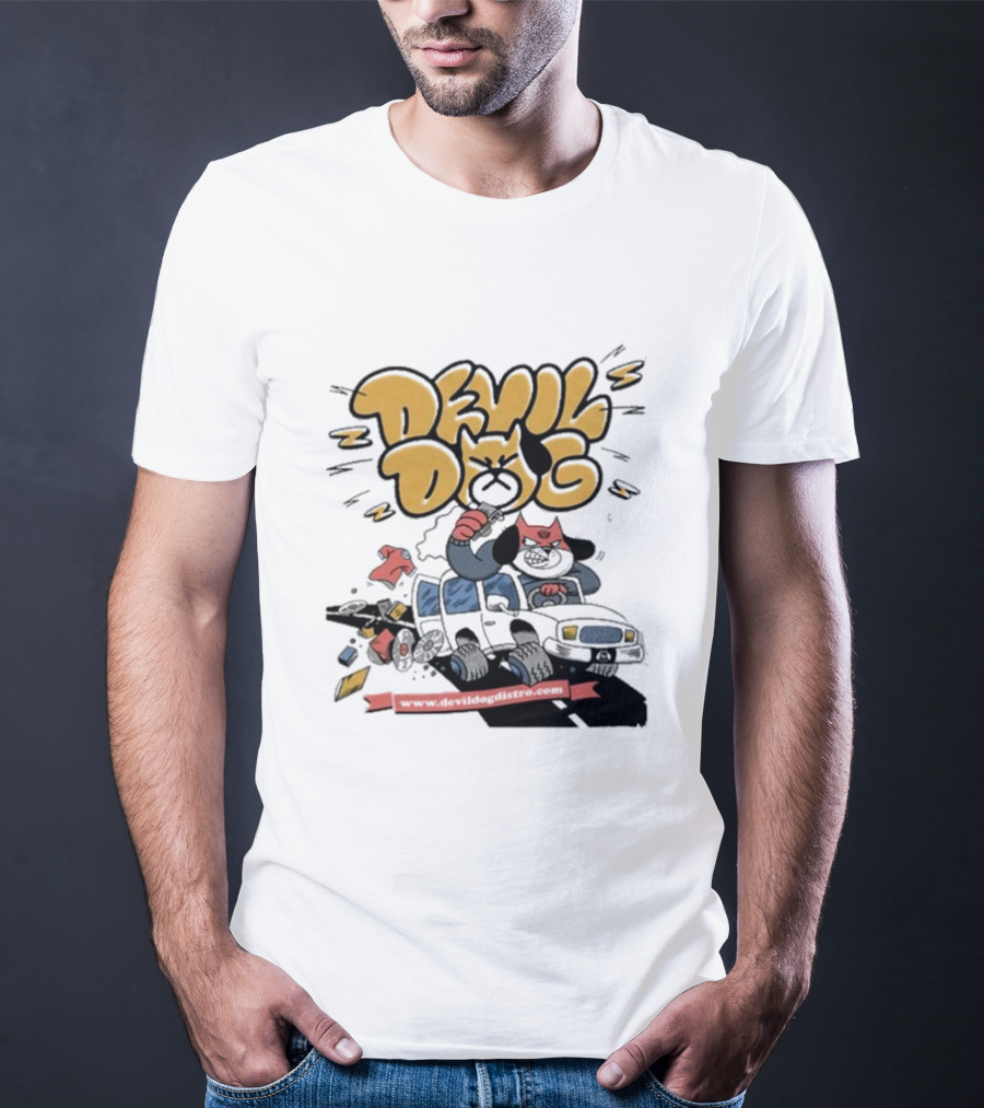 Devil Dog Www.devildogdistro.com T-Shirt