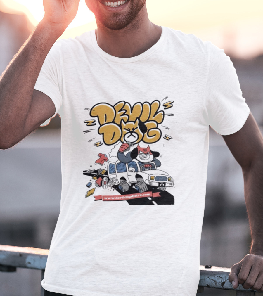 Devil Dog Www.devildogdistro.com T-Shirt