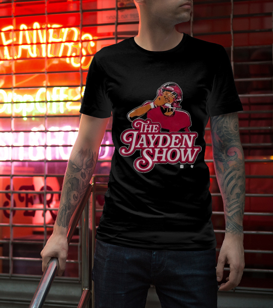 The Jayden Show Jayden Daniels Football Player T-Shirt