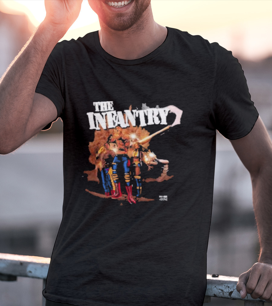 The Infantry Return Fire Comic Action Heroes T-Shirt