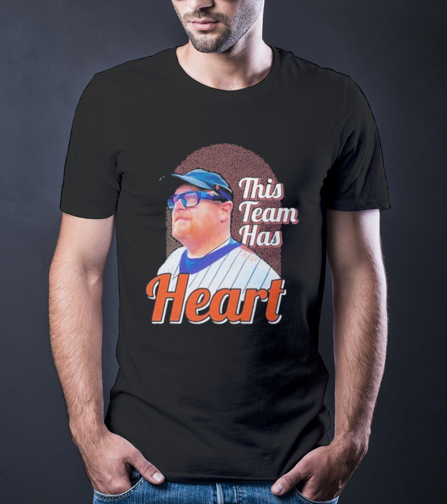 This Team Has Heart Frank Baseball-Inspired Dedication T-Shirt