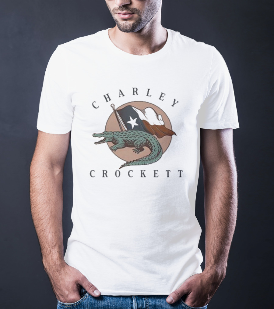 Charley Crockett Texas Flag Alligator T-Shirt