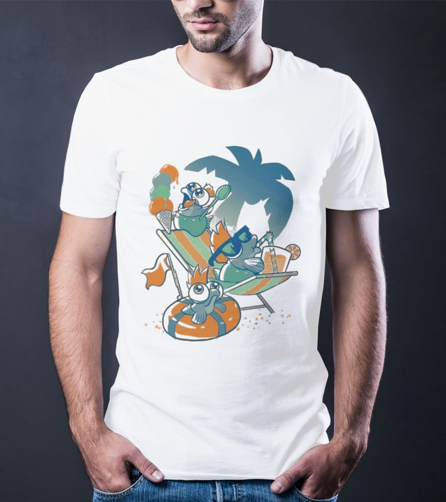 Resort Time Hanshumon Tropical Vacation Fun T-Shirt