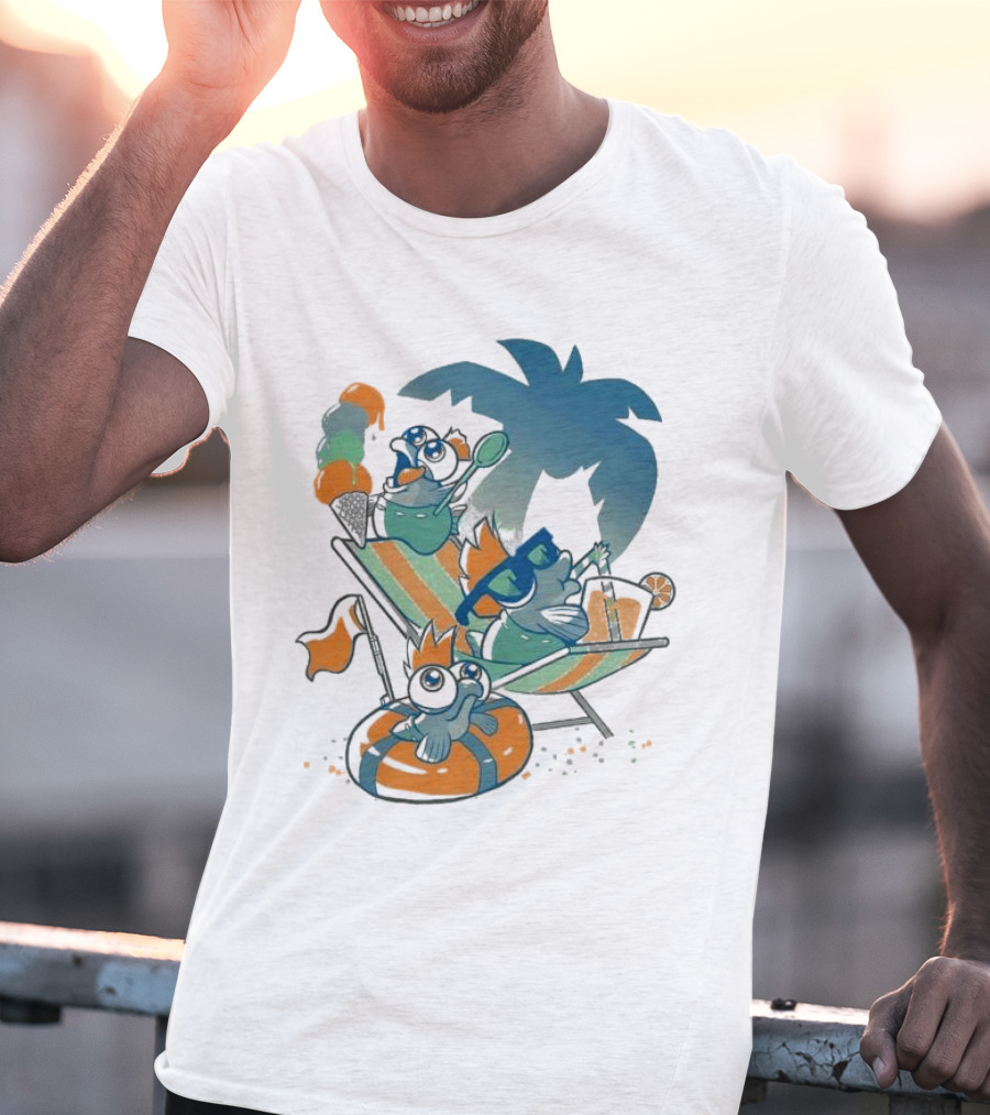 Resort Time Hanshumon Tropical Vacation Fun T-Shirt