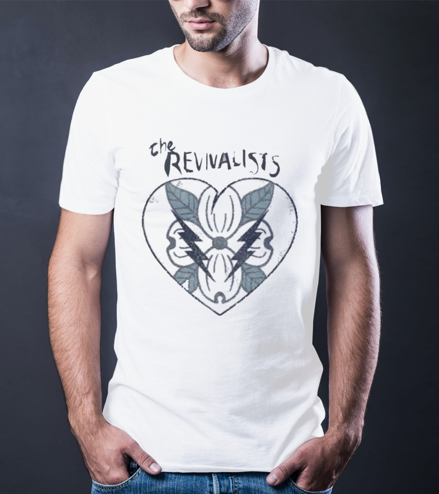 The Revivalists Heart Flower Lightning Bolt T-Shirt