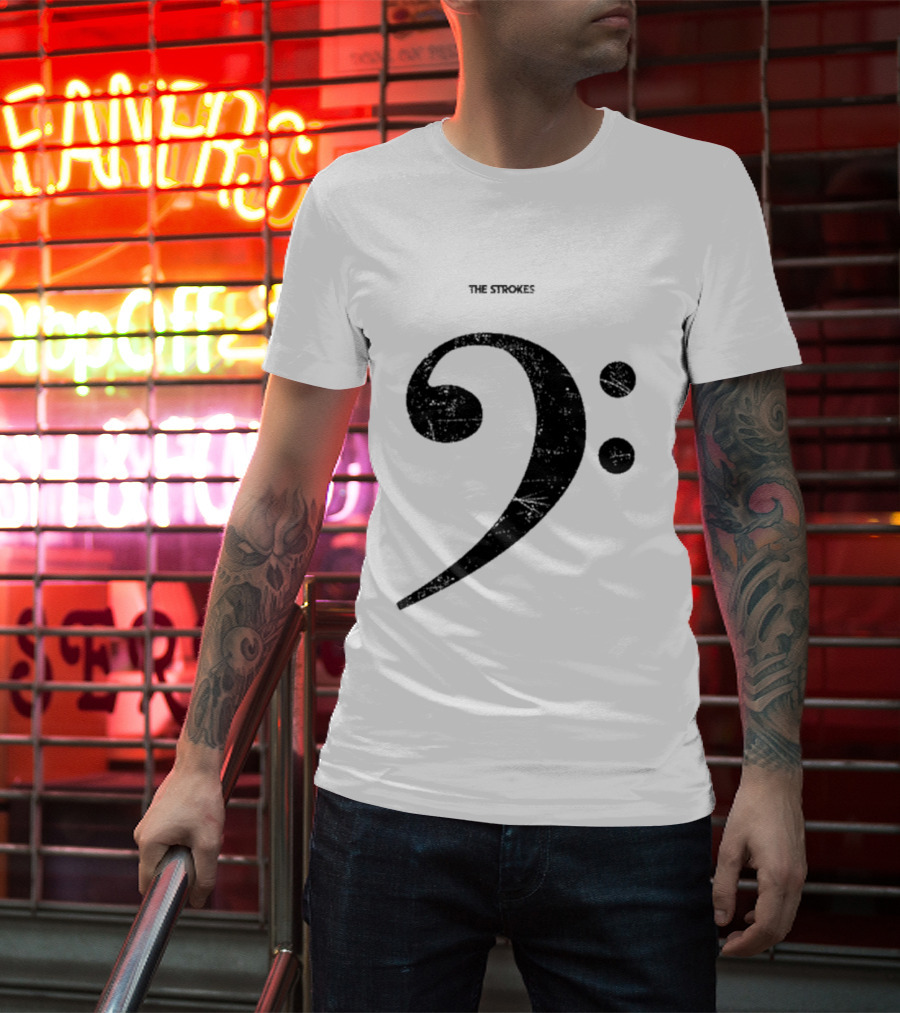 The Strokes Bass Clef T-Shirt