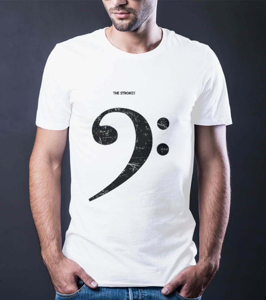 The Strokes Bass Clef T-Shirt