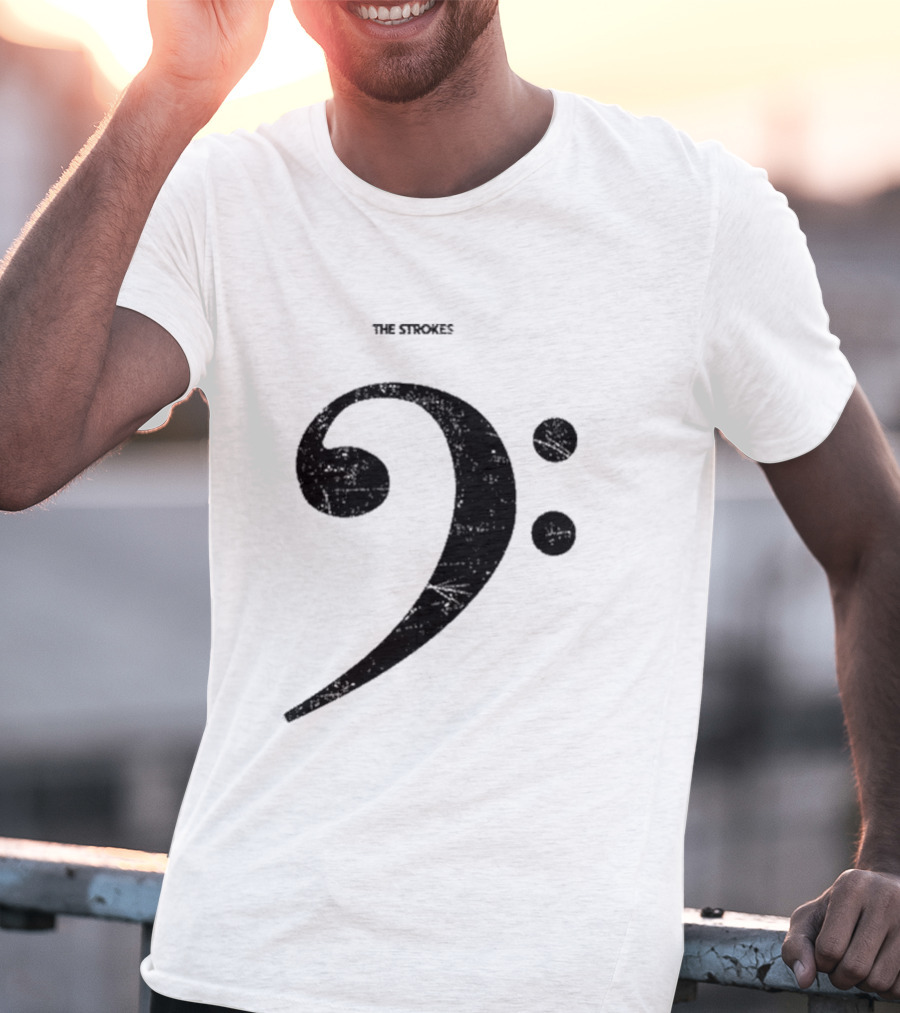 The Strokes Bass Clef T-Shirt