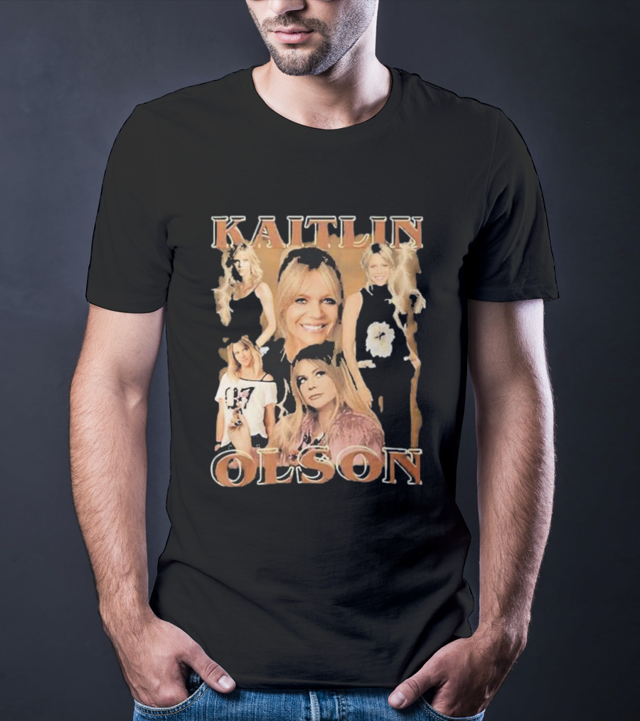 Kaitlin Olson Vintage Bootleg Collage T-Shirt