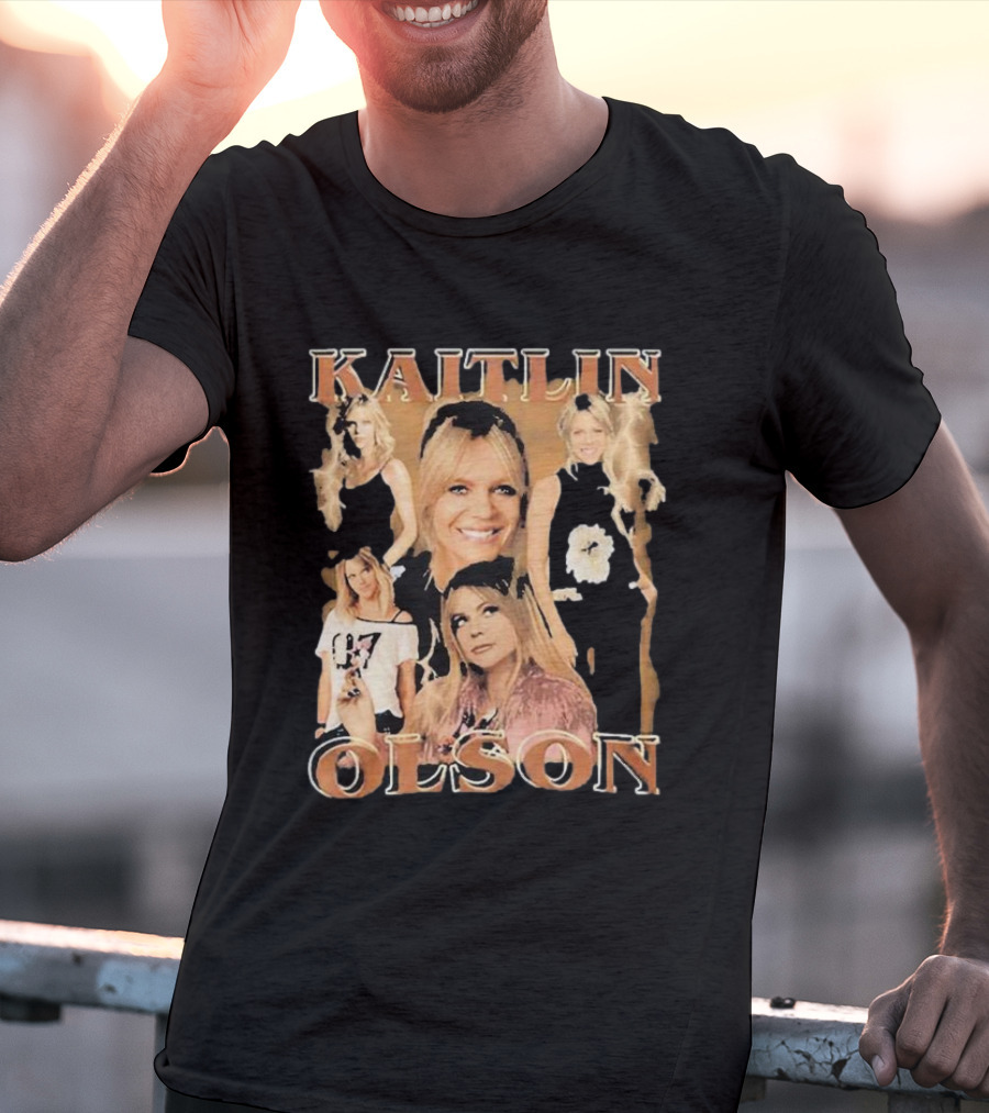 Kaitlin Olson Vintage Bootleg Collage T-Shirt