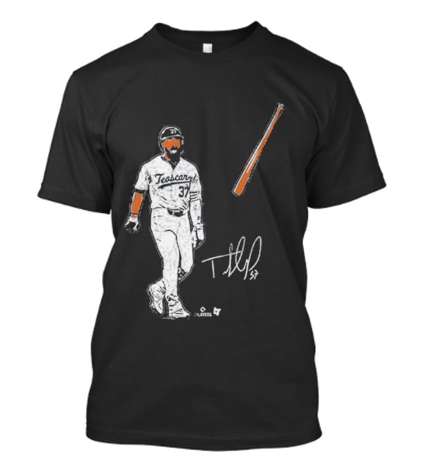 Teoscar Hernandez 37 Baseball Bat Flip Signature Players T-Shirt