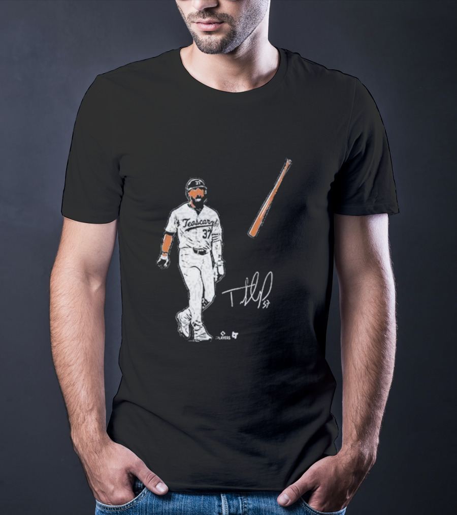 Teoscar Hernandez 37 Baseball Bat Flip Signature Players T-Shirt