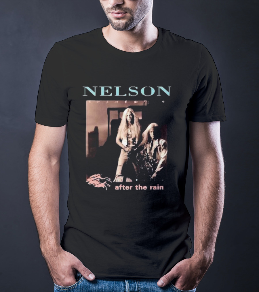 NELSON After The Rain Album Cover 90s Rock Band T-Shirt